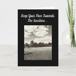 Tarjeta Cara de aliento El sol Verso de inspiración