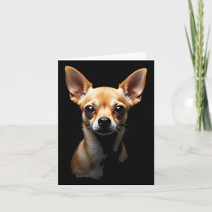 Tarjeta Cara de Chihuahua