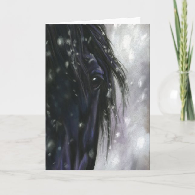 Tarjeta Cara de nieve (Anverso)