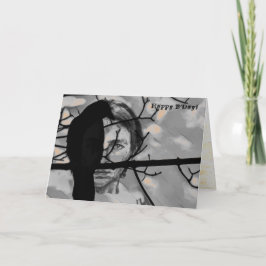 Tarjeta Cara de Raven el Fuego Dorado