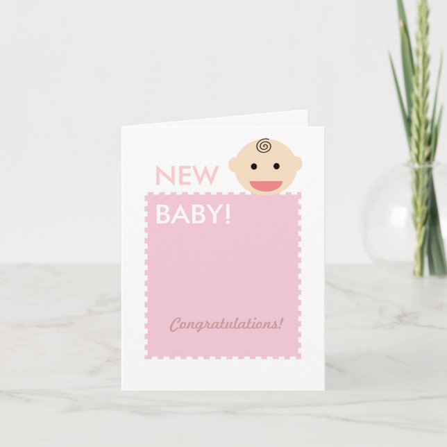 Tarjeta Cara del bebé (Anverso)