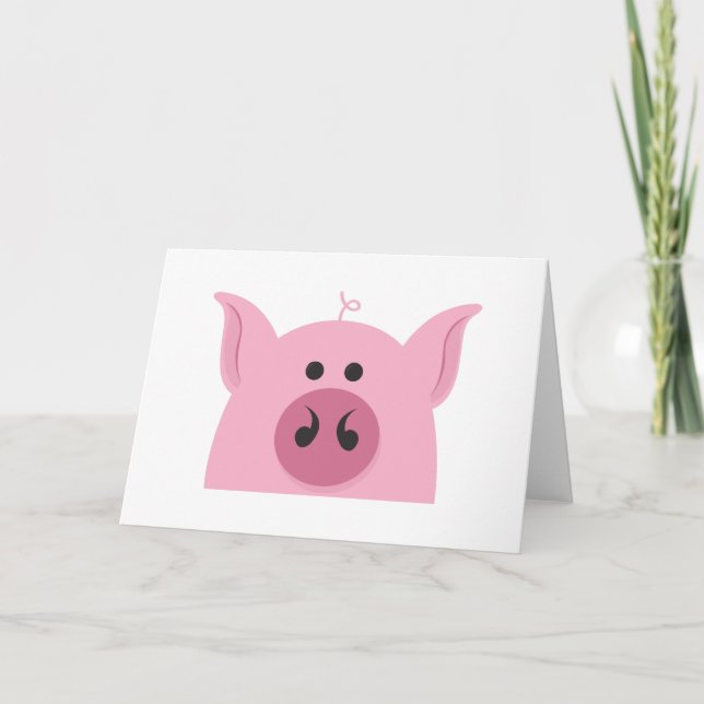 Tarjeta Cara del cerdo (Anverso)