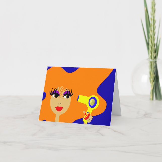 Tarjeta Cara Notecard del arte pop (Anverso)