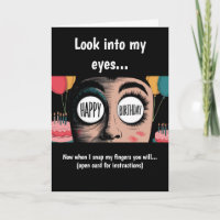 Cara personalizado con los ojos de feliz cumpleaño