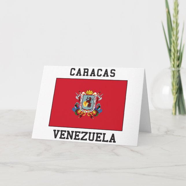 Tarjeta Caracas, Venezuela (Anverso)
