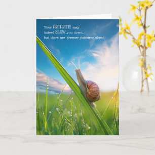Tarjeta Caracol de recuperación de la artritis