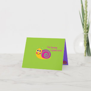 Tarjeta Caracol Notecard