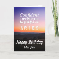 Características de la diversión de Aries Zodiac Cu