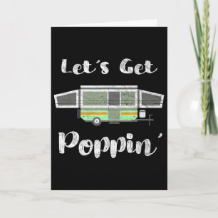 Tarjeta Caravana de Camping de Pop Up Camper Trailer de Ca