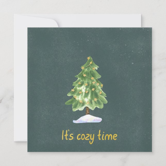 Tarjeta Card (13,3x13,3cm) - It's Cozy Time (Anverso)