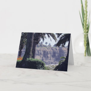 Tarjeta Card - Greeting - Lighthouse on cliff.