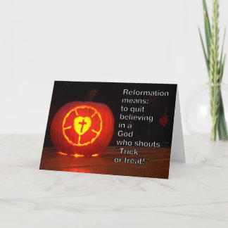 Tarjeta Card reforma and víspera de todos los santos