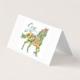 Tarjeta Card Set Sunflower Joy Horse De Sherry Jarvis