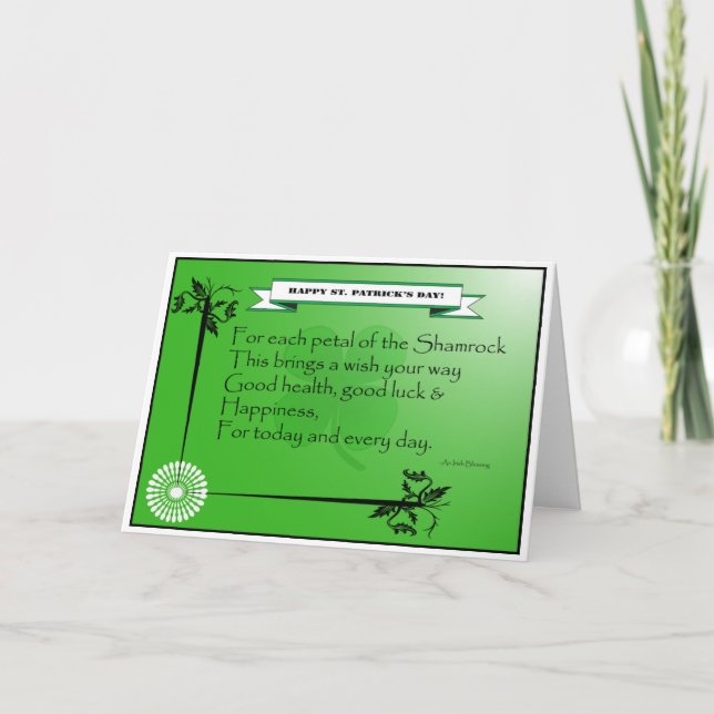 Tarjeta Card_St. El día de Patrick (Anverso)