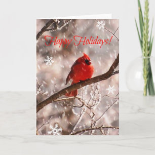 Tarjeta ¡Cardenal buenas fiestas!