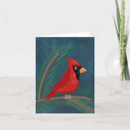 Tarjeta Cardenal de invierno