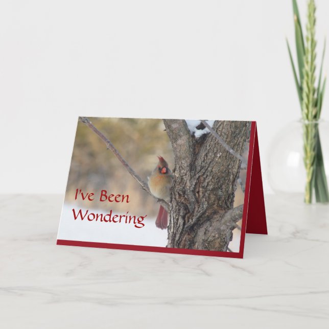 Tarjeta Cardenal en árbol-personalizar de la ceniza (Anverso)