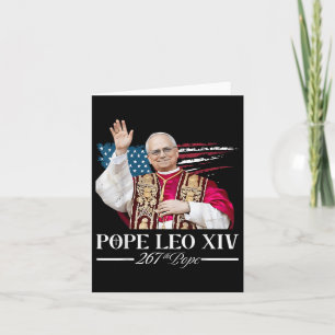 Tarjeta Cardenal Robert Prevost Papa Camisas Leo Xiv 1