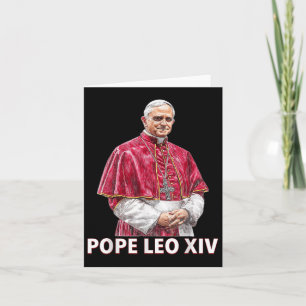 Tarjeta Cardenal Robert Prevost Papa Camisas Leo Xiv _8