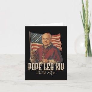 Tarjeta Cardenal Robert Prevost Papa Leo Xiv _8