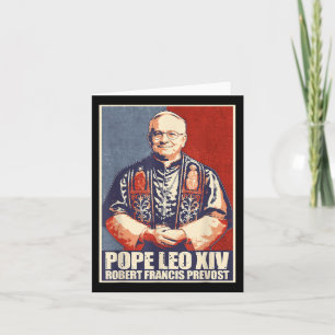 Tarjeta Cardenal Robert Prevost Papa León Xiv 4