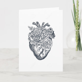 Tarjeta cardíaca anatómica Tattoo