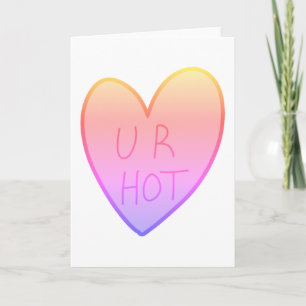 Tarjeta Cardíaca Candy Candy Candy Funny U R Hot p