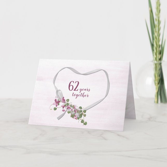 Tarjeta cardíaca de cinta de 62 años (Anverso)