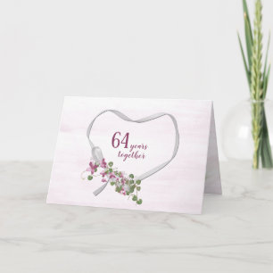 Tarjeta cardíaca de cinta de 64 años