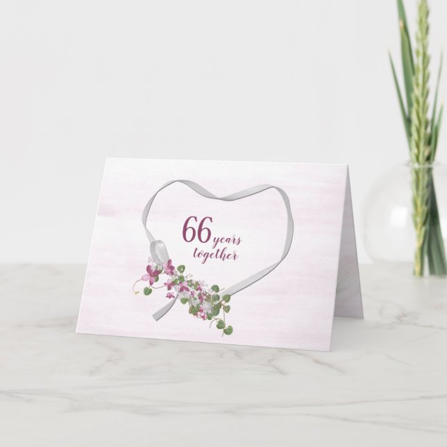 Tarjeta cardíaca de cinta de 66 años (Anverso)