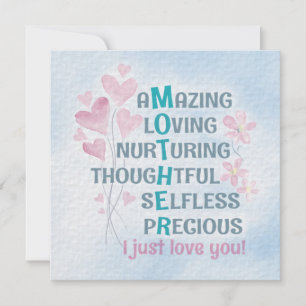 Tarjeta cardíaca de la madre