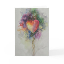 Tarjeta cardíaca de Rebecca para todas las ocasion