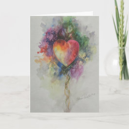 Tarjeta cardíaca de Rebecca para todas las ocasion