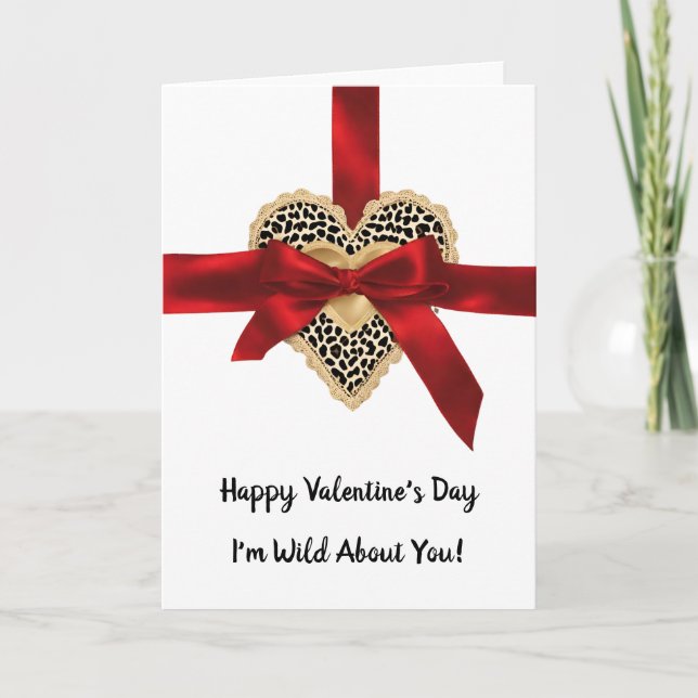 Tarjeta cardíaca el día de San Valentín (Anverso)
