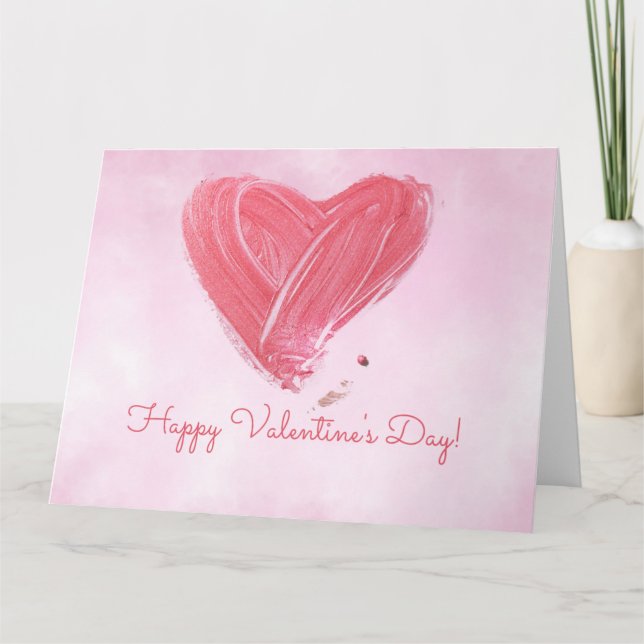 TARJETA CARDÍACA PINTADA (Anverso)