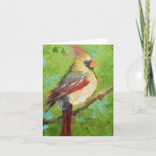 Tarjeta cardinal notecard