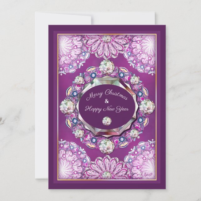 Tarjeta Cardinal red Rosace (Anverso)