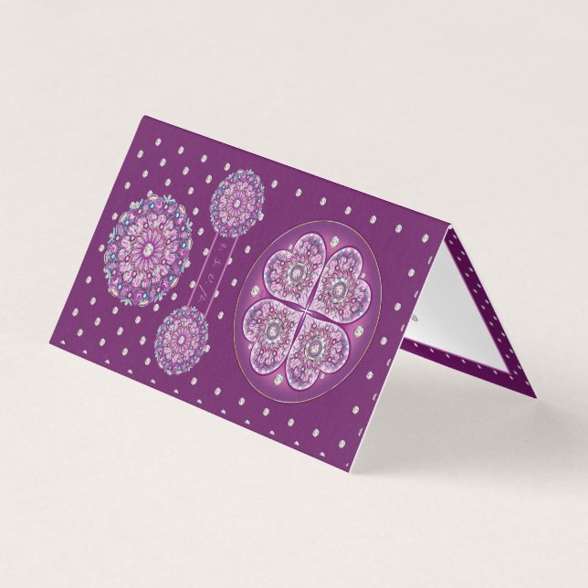 Tarjeta Cardinal Red Rosace (Anverso)