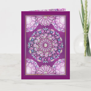 Tarjeta Cardinal Red Rosace