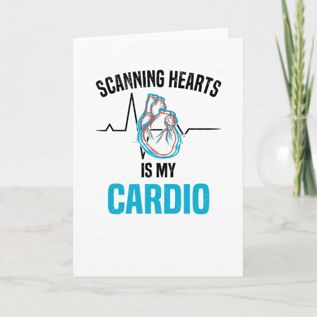 Tarjeta Cardiología Cardióloga Heartchair (Anverso)