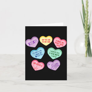 Tarjeta Cardiólogo del Día de San Valentín Corazones Caram