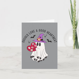 Tarjeta Cardiólogo Halloween Cardiología Enfermera Telemet