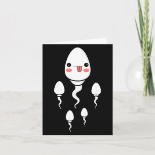Tarjeta Carga de esperma - Divertido disfraz de Halloween
