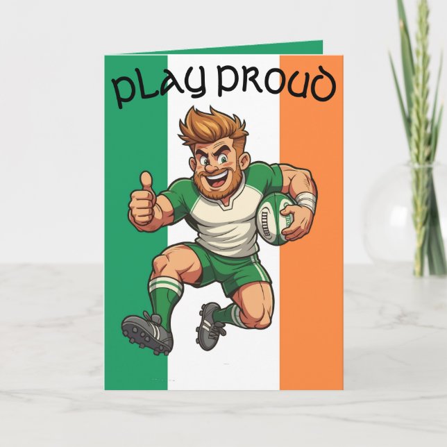 Tarjeta Carga de Rugby Irlandés (Anverso)