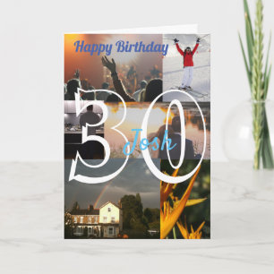 Tarjeta Carga personalizada de fotos por 30 años