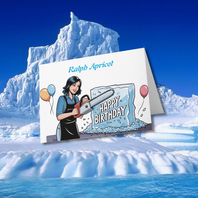 Tarjeta Cargando con sierra de jainas en el cumpleaños del (Subido por el creador)