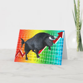 Tarjeta Cargar corrida del mercado alcista