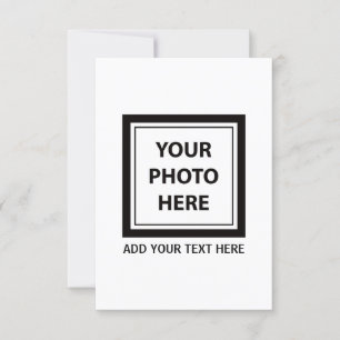 Tarjeta Cargar foto de imagen y añadir texto - Personaliza