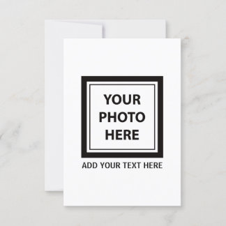 Tarjeta Cargar foto de imagen y añadir texto - Personaliza