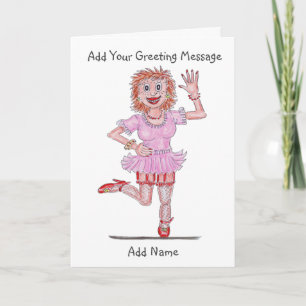 Tarjeta Caricatura de Saucy Woman Card